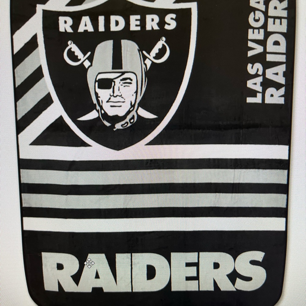 Raider NFL blanket